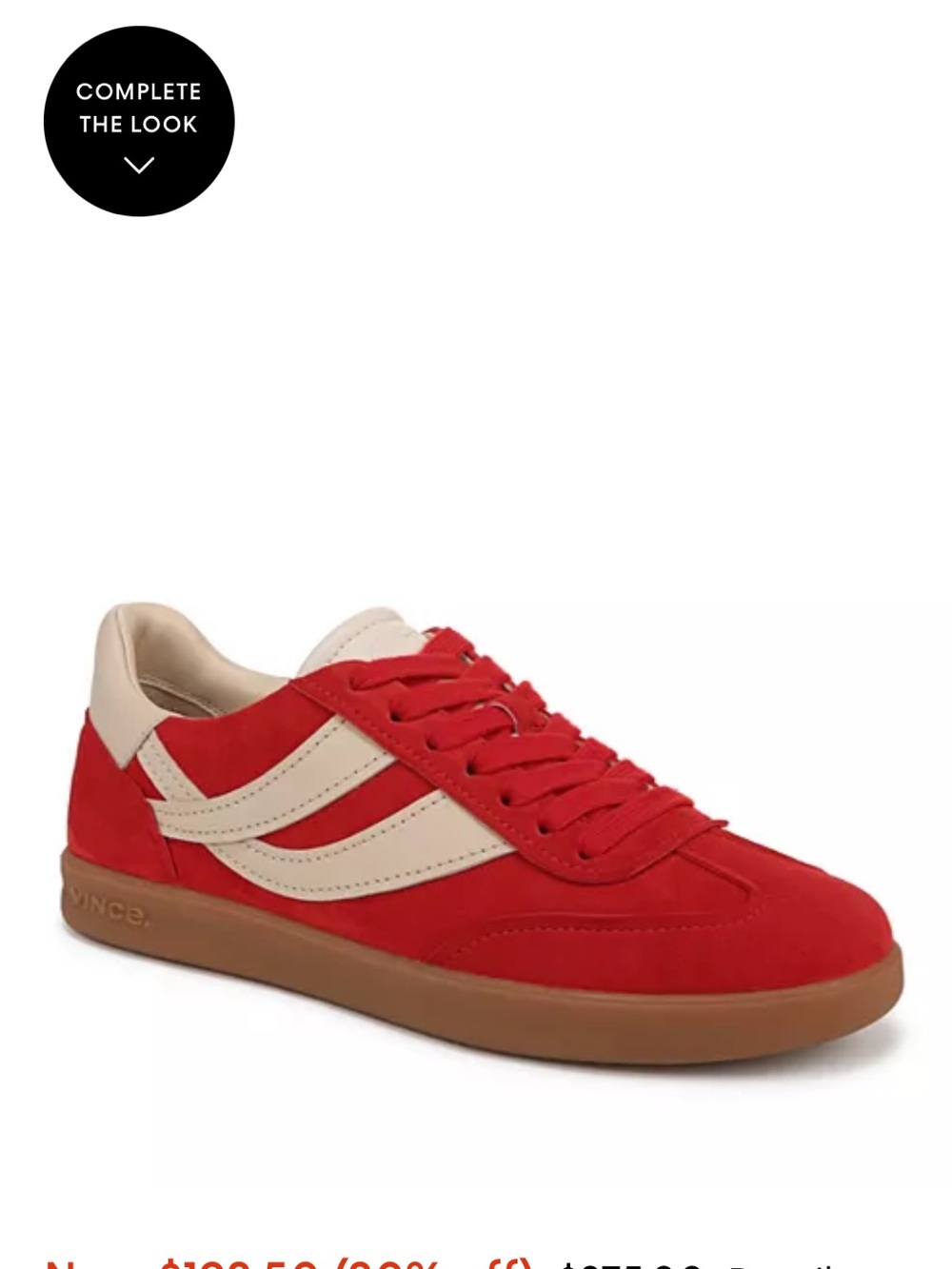 $275 Vince Women's Oasis Sneakers never worn US 8.5